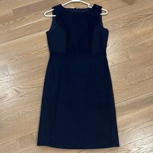 J.Crew Elegant Deep Blue Sleeveless Dress